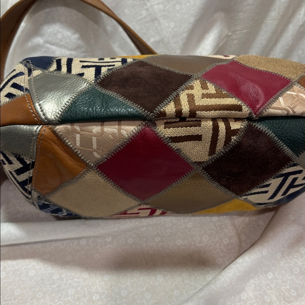 Tignanello Leather Patchwork Bag - image 4